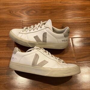 Veja Esplar Leather White Sable Womens Size 9 gray  Suede Shoes Casual Sneakers